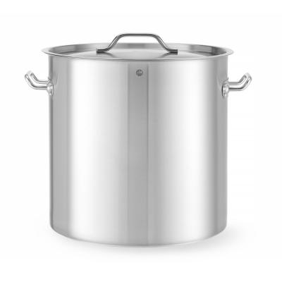 Vysoká nádoba na dušení - s víkem, HENDI, Budget Line, 50L, ⌀400x(H)400mm | 834701